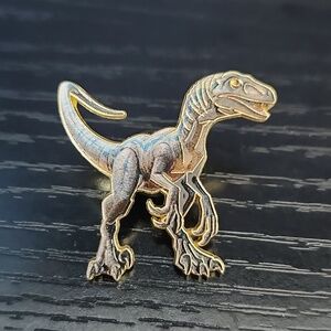Dinosaur Enamel Pin - Velociraptor